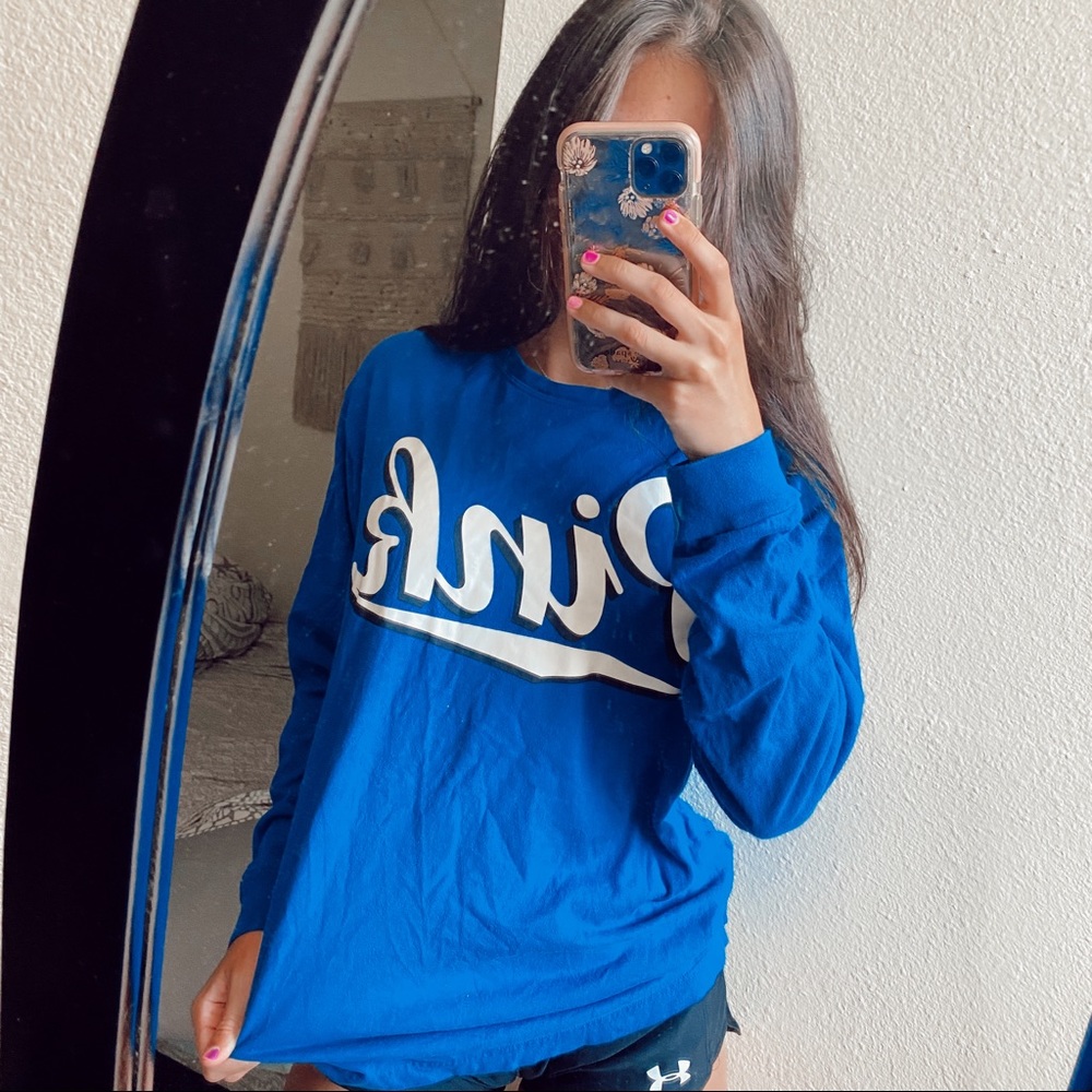 PINK Blue Longsleeve